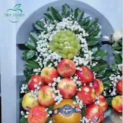 Giỏ Trái Cây Kính Lễ & Chia Buồn Sang Trọng Mẫu 12
