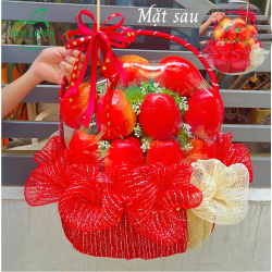 Giỏ Táo Đỏ Sang Trọng - NI68
