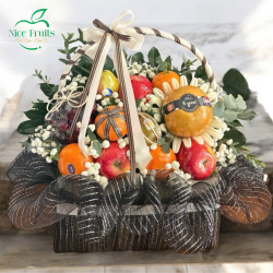 Giỏ Trái Cây Kính Lễ & Chia Buồn Sang Trọng Mẫu 7