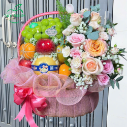 Giỏ trái cây chúc mừng mẫu 2