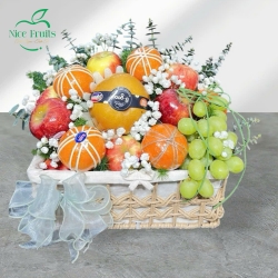 Giỏ trái cây chúc mừng mẫu 25