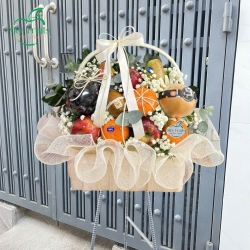 Giỏ Trái Cây Tâm Hương Kính Viếng - NI201