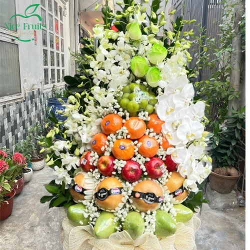 Lẵng trái cây cúng giỗ mẫu 21