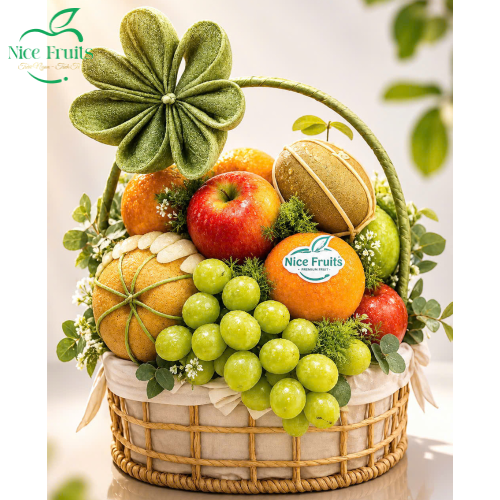 Giỏ trái cây may mắn - NI244