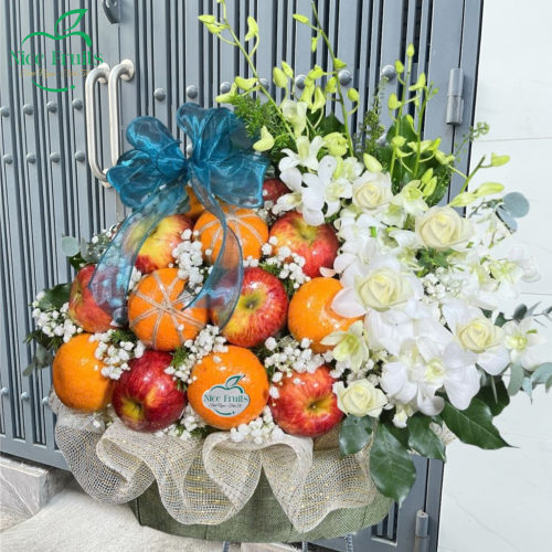 Giỏ Trái Cây Kính Lễ & Chia Buồn Sang Trọng Mẫu 9