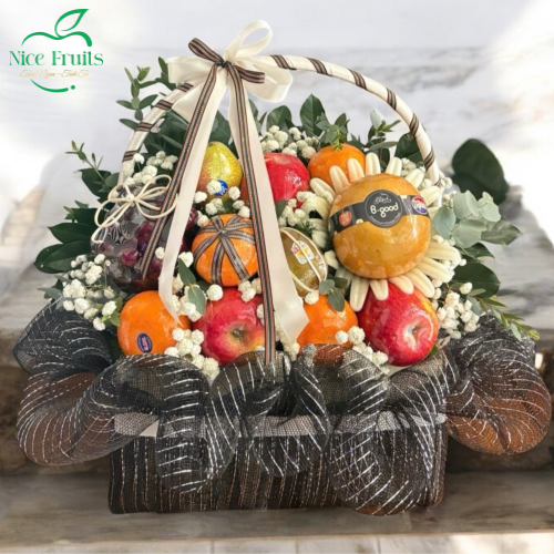 Giỏ Trái Cây Kính Lễ & Chia Buồn Sang Trọng Mẫu 7