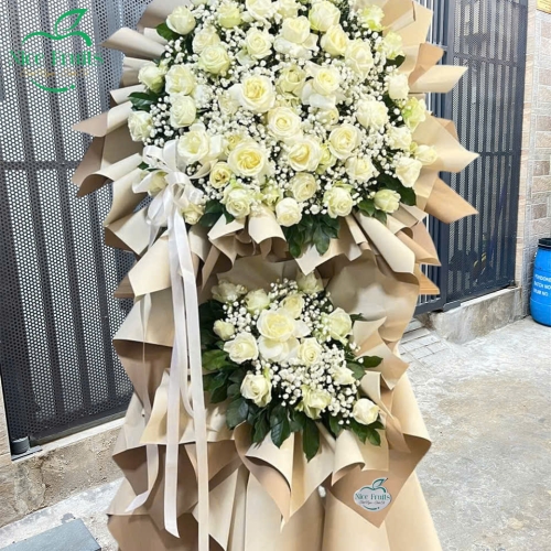 Lẵng Hoa Chúc Mừng