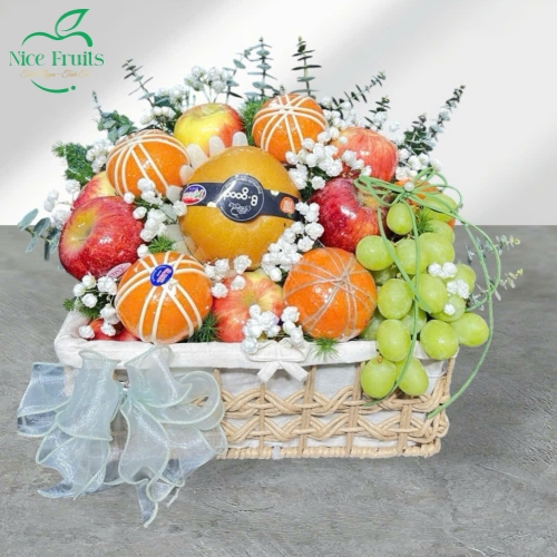 Giỏ trái cây chúc mừng mẫu 25